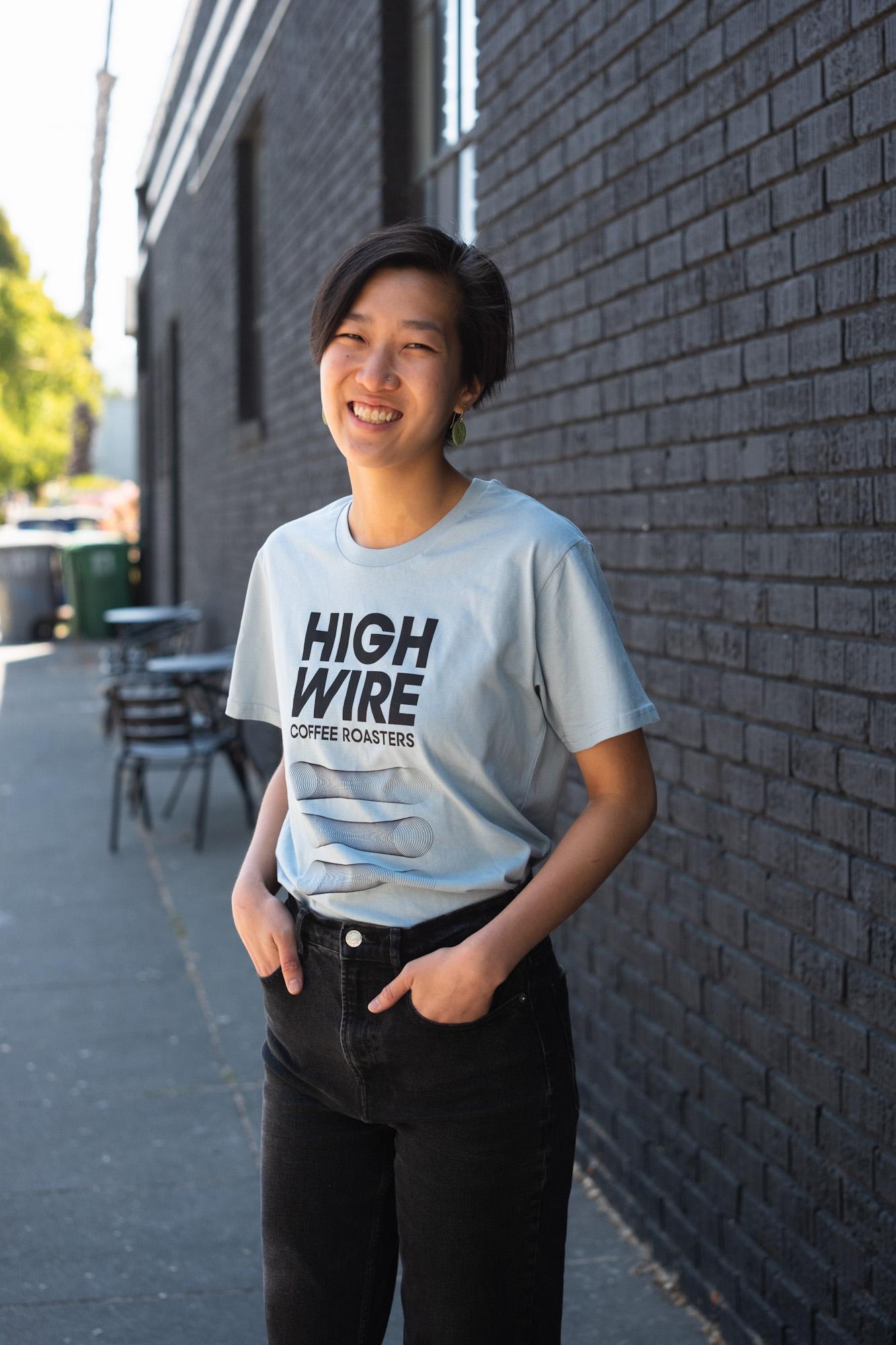 Summer Blue T-Shirt - Highwire Coffee Roasters