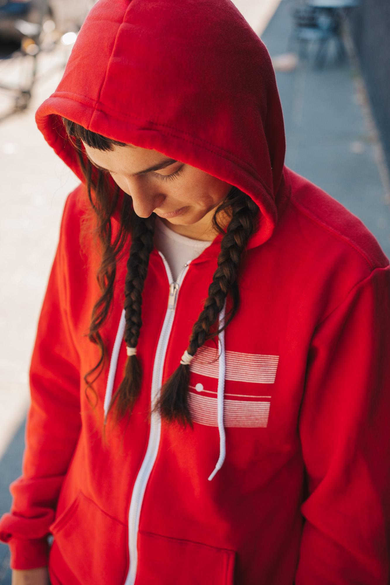 Core Red Hoodie - Highwire Coffee Roasters