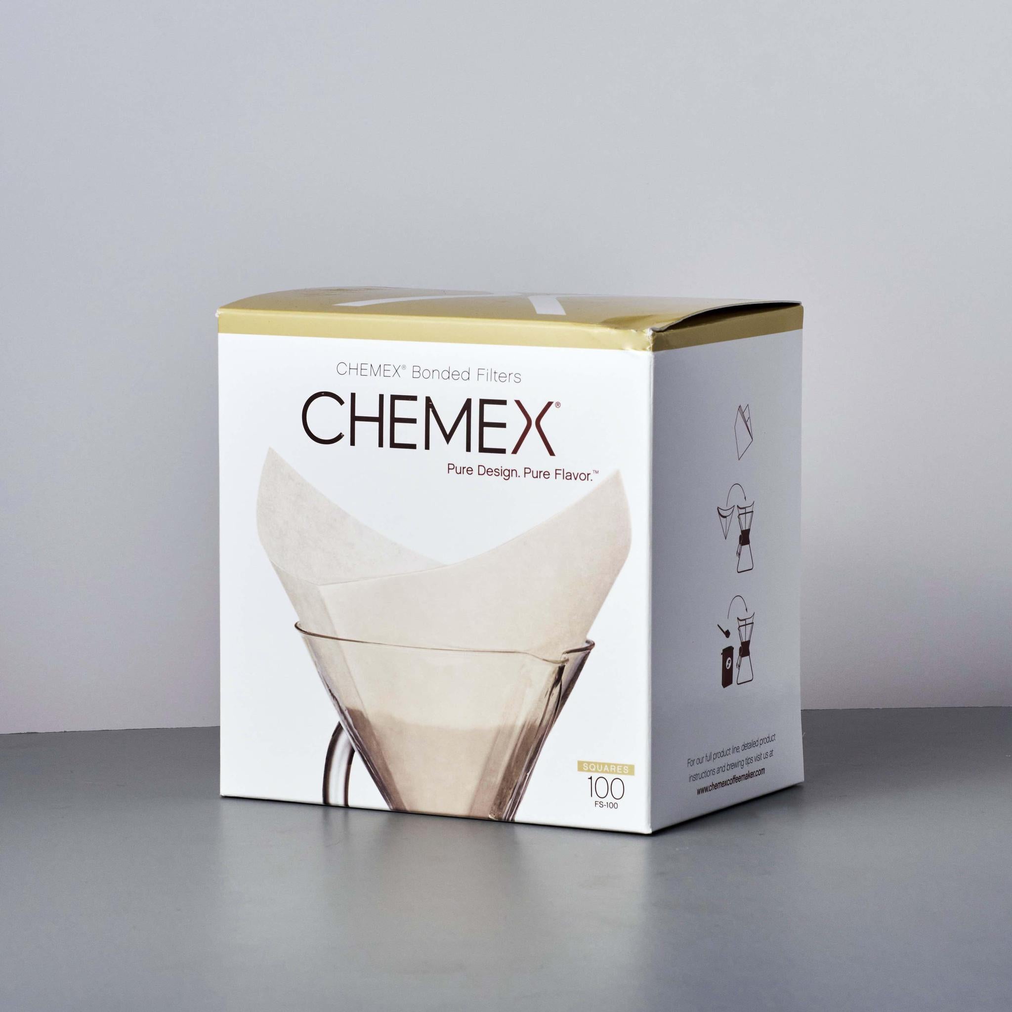 Chemex Filters, Bonded, Squares - 100 filters