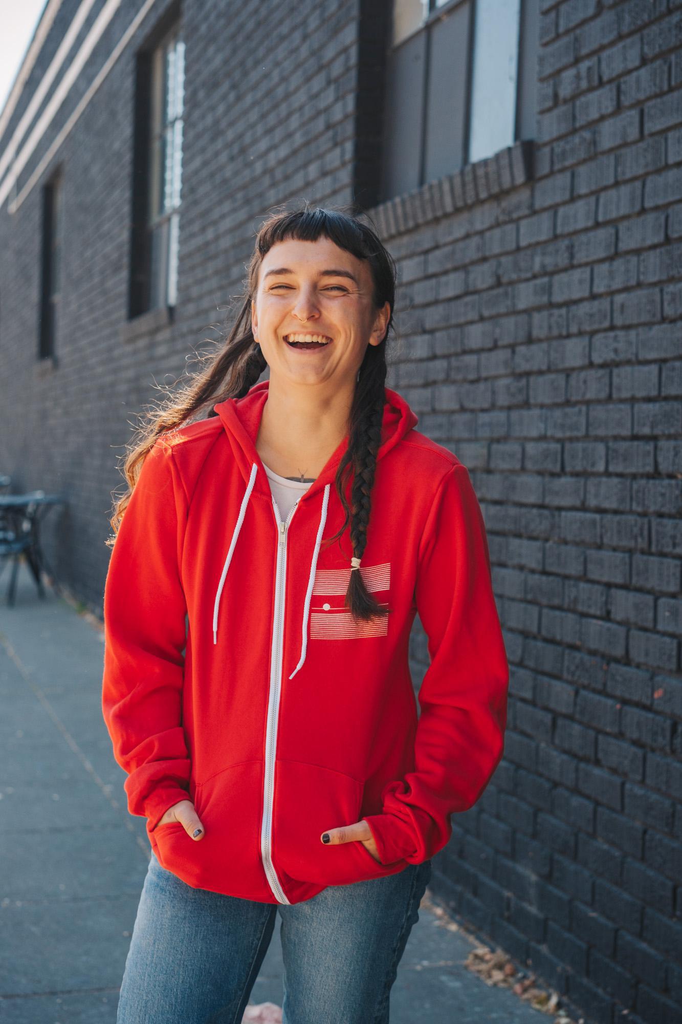 Core Red Hoodie – Highwire Coffee Roasters